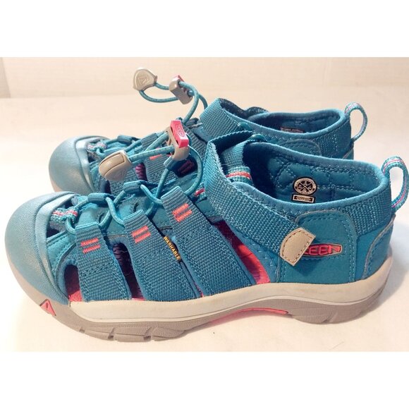 Keen Kids Seacamp II CNX Sandals Size 2 Blue/Pink Lightweight Quick dry - Picture 2 of 5